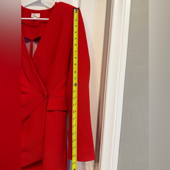 NWOT Lena Bold Red Long Sleeve Blazer Dress - Picture 6 of 9